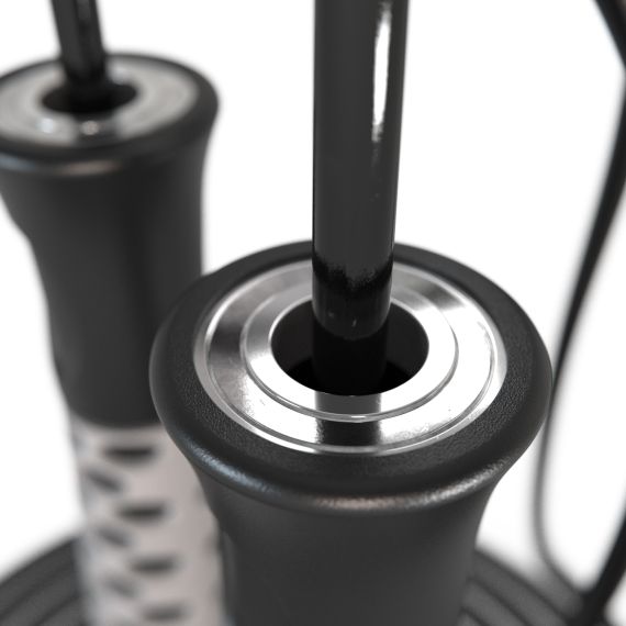 СПОРТИВНАЯ СКАКАЛКА DFC С ПОДШИПНИКАМИ / 300 СМ / СЕРАЯ