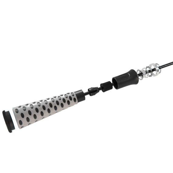 СПОРТИВНАЯ СКАКАЛКА DFC С ПОДШИПНИКАМИ / 300 СМ / СЕРАЯ