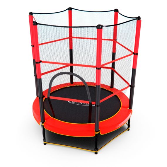 БАТУТ ДЕТСКИЙ DFC TRAMPOLINE-RED 55" С СЕТКОЙ
