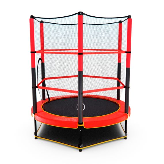 БАТУТ ДЕТСКИЙ DFC TRAMPOLINE-RED 55" С СЕТКОЙ
