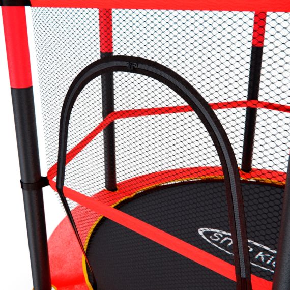 БАТУТ ДЕТСКИЙ DFC TRAMPOLINE-RED 55" С СЕТКОЙ