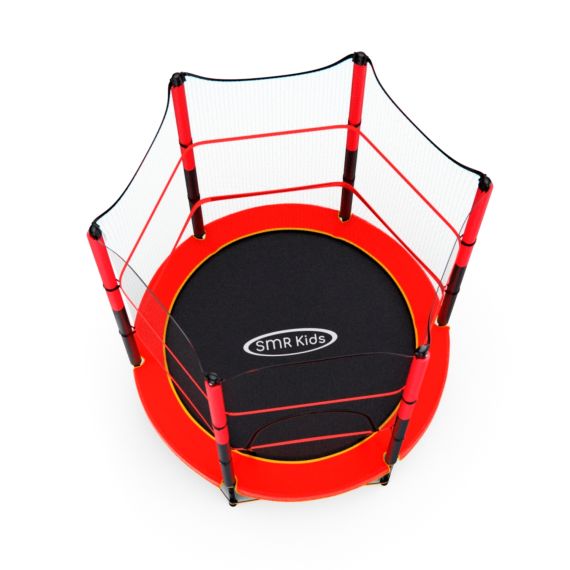 БАТУТ ДЕТСКИЙ DFC TRAMPOLINE-RED 55" С СЕТКОЙ