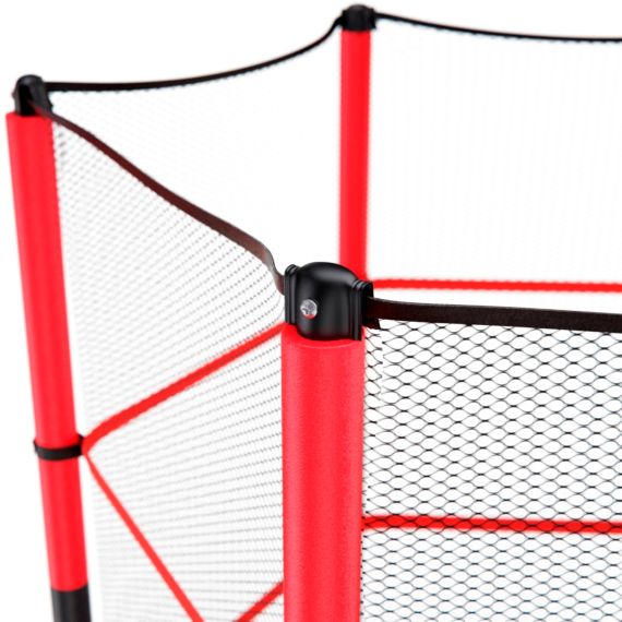 БАТУТ ДЕТСКИЙ DFC TRAMPOLINE-RED 55" С СЕТКОЙ
