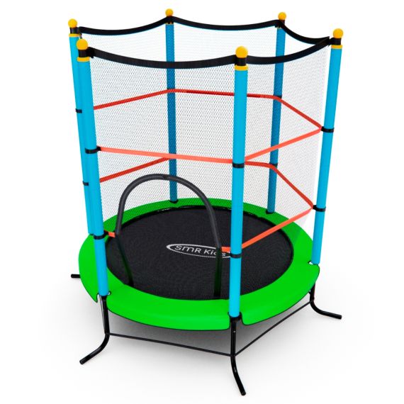 БАТУТ ДЕТСКИЙ DFC SMRKIDS 55" С СЕТКОЙ, GREEN