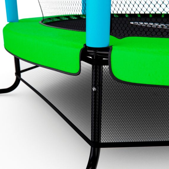 БАТУТ ДЕТСКИЙ DFC SMRKIDS 55" С СЕТКОЙ, GREEN