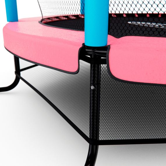 БАТУТ ДЕТСКИЙ DFC SMRKIDS 55" С СЕТКОЙ, PINK