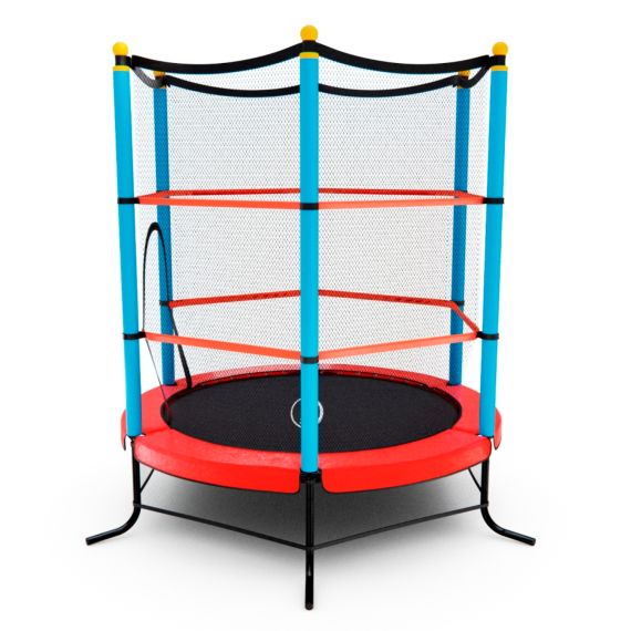 БАТУТ ДЕТСКИЙ DFC SMRKIDS 55" С СЕТКОЙ, RED