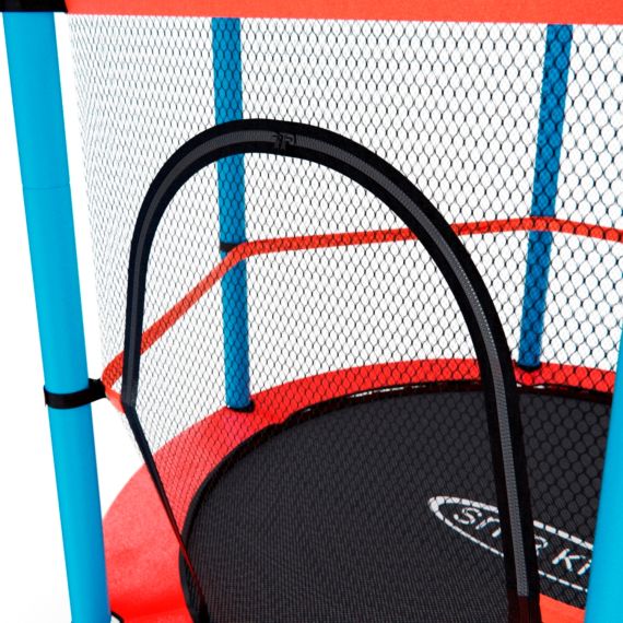 БАТУТ ДЕТСКИЙ DFC SMRKIDS 55" С СЕТКОЙ, RED