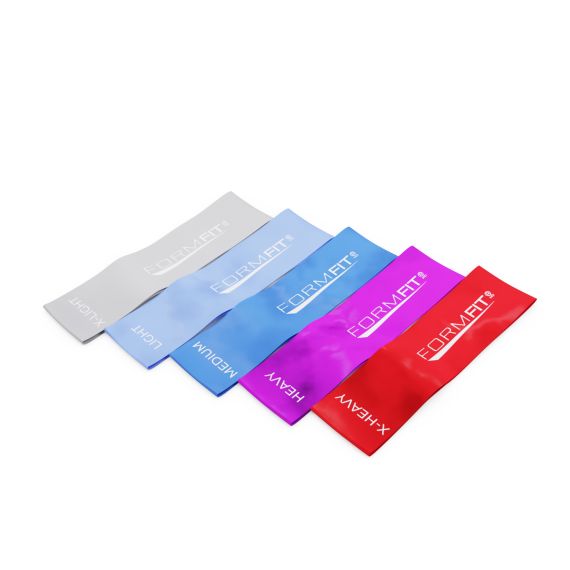 РЕЗИНКИ ДЛЯ ФИТНЕСА DFC / ЛЕНТОЧНЫЙ ЭСПАНДЕР НАБОР 5 ШТ