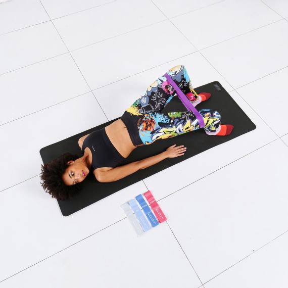 РЕЗИНКИ ДЛЯ ФИТНЕСА DFC / ЛЕНТОЧНЫЙ ЭСПАНДЕР НАБОР 5 ШТ