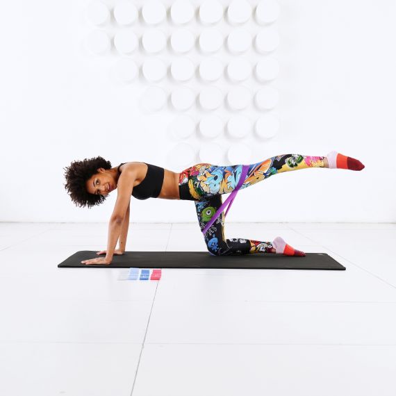 РЕЗИНКИ ДЛЯ ФИТНЕСА DFC / ЛЕНТОЧНЫЙ ЭСПАНДЕР НАБОР 5 ШТ