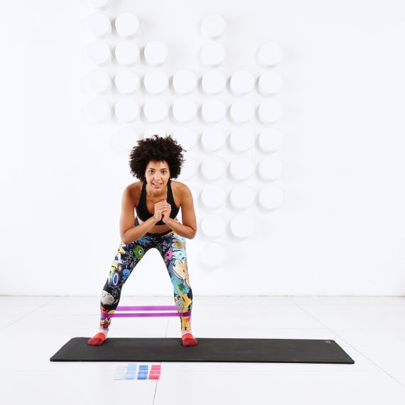 РЕЗИНКИ ДЛЯ ФИТНЕСА DFC / ЛЕНТОЧНЫЙ ЭСПАНДЕР НАБОР 5 ШТ