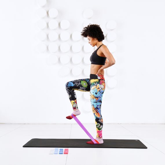 РЕЗИНКИ ДЛЯ ФИТНЕСА DFC / ЛЕНТОЧНЫЙ ЭСПАНДЕР НАБОР 5 ШТ