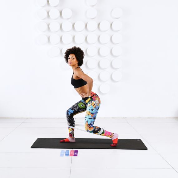 РЕЗИНКИ ДЛЯ ФИТНЕСА DFC / ЛЕНТОЧНЫЙ ЭСПАНДЕР НАБОР 5 ШТ