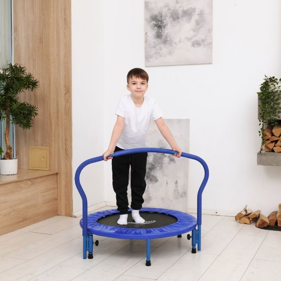 БАТУТ С ПОРУЧНЕМ DFC GARDENATURE 36'' СИНИЙ