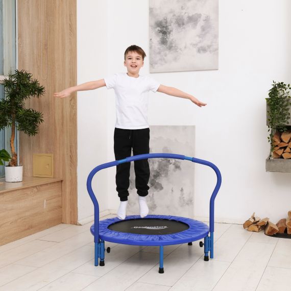 БАТУТ С ПОРУЧНЕМ DFC GARDENATURE 36'' СИНИЙ