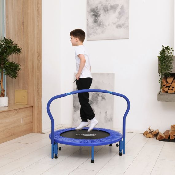 БАТУТ С ПОРУЧНЕМ DFC GARDENATURE 36'' СИНИЙ