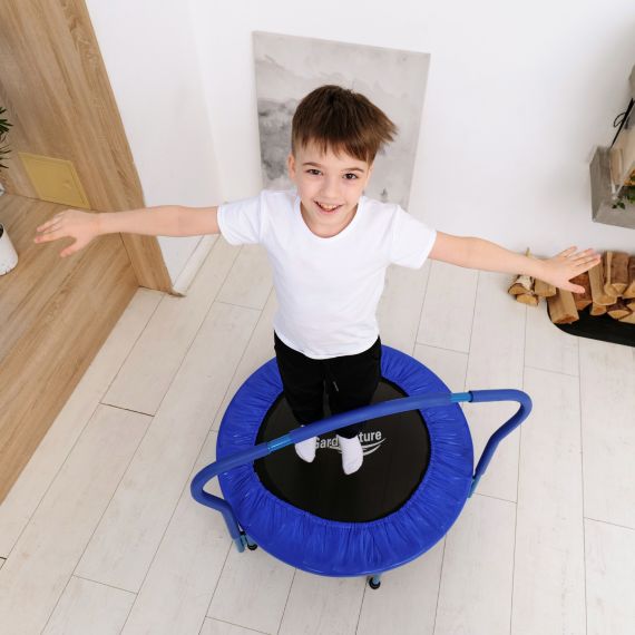 БАТУТ С ПОРУЧНЕМ DFC GARDENATURE 36'' СИНИЙ