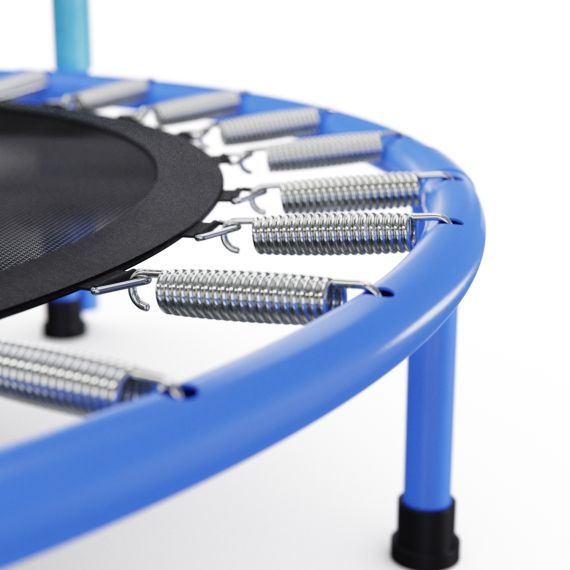 БАТУТ С ПОРУЧНЕМ DFC JUMPFIT 36'' СИНИЙ