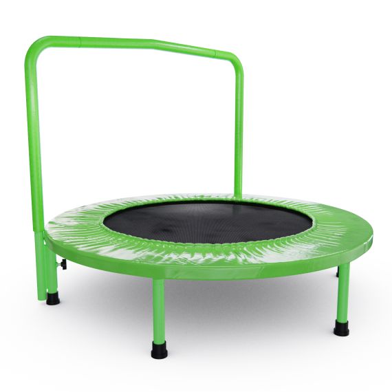 БАТУТ С ПОРУЧНЕМ DFC JUMPFIT 36'' ЗЕЛЕНЫЙ