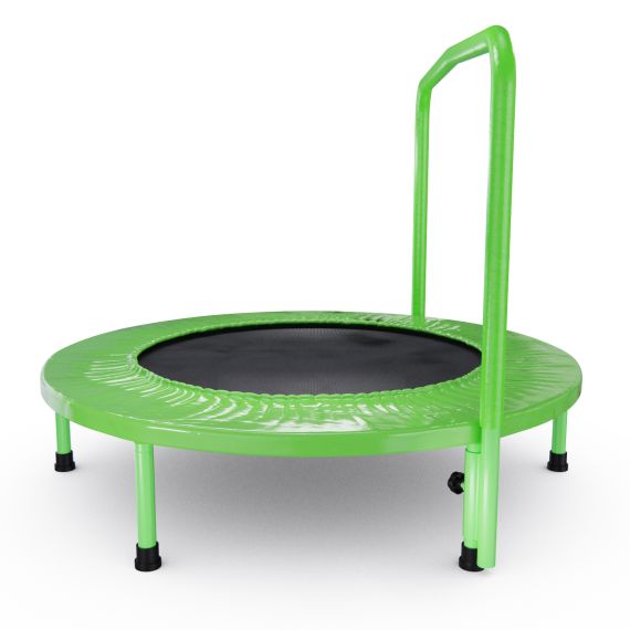 БАТУТ С ПОРУЧНЕМ DFC JUMPFIT 36'' ЗЕЛЕНЫЙ