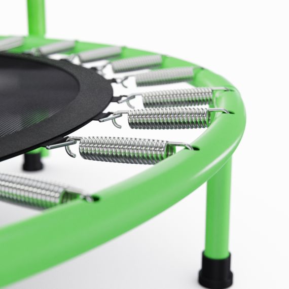 БАТУТ С ПОРУЧНЕМ DFC JUMPFIT 36'' ЗЕЛЕНЫЙ