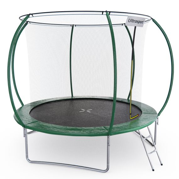 БАТУТ DFC ULTRASPORT 10 FT С ВНУТРЕННЕЙ СЕТКОЙ / ЛЕСТНИЦА В КОМПЛЕКТЕ