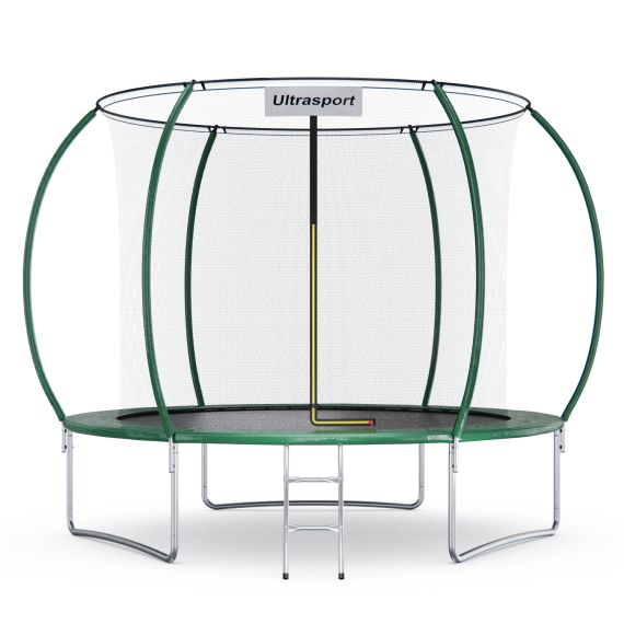 БАТУТ DFC ULTRASPORT 10 FT С ВНУТРЕННЕЙ СЕТКОЙ / ЛЕСТНИЦА В КОМПЛЕКТЕ