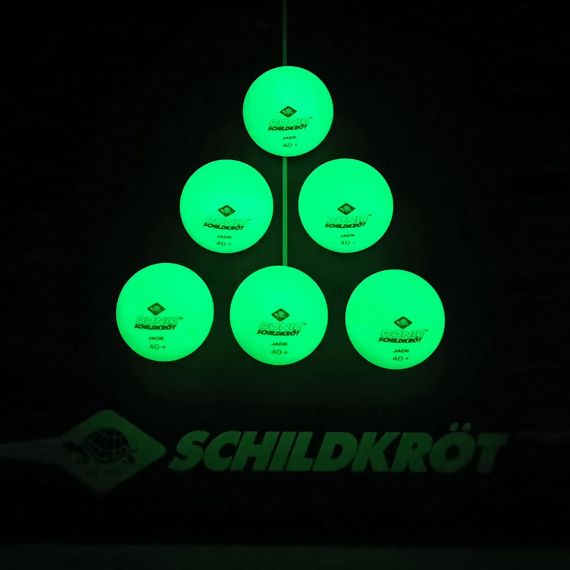 МЯЧИКИ ДЛЯ Н/ТЕННИСА DONIC GLOW IN THE DARK 40+, 6 ШТ, (ЗЕЛЕНЫЕ)