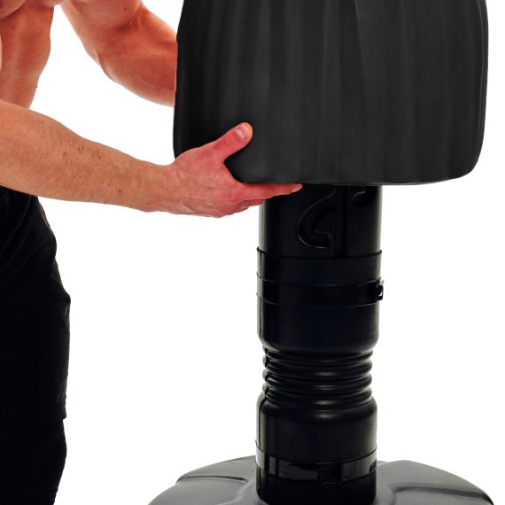 МАНЕКЕН DFC BOXING PUNCHING MAN-HEAVY C РЕГУЛИРОВКОЙ ВЫСОТЫ  TLS-AB (ЧЕРНЫЙ)