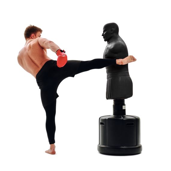 МАНЕКЕН DFC BOXING PUNCHING MAN-HEAVY C РЕГУЛИРОВКОЙ ВЫСОТЫ  TLS-AB (ЧЕРНЫЙ)