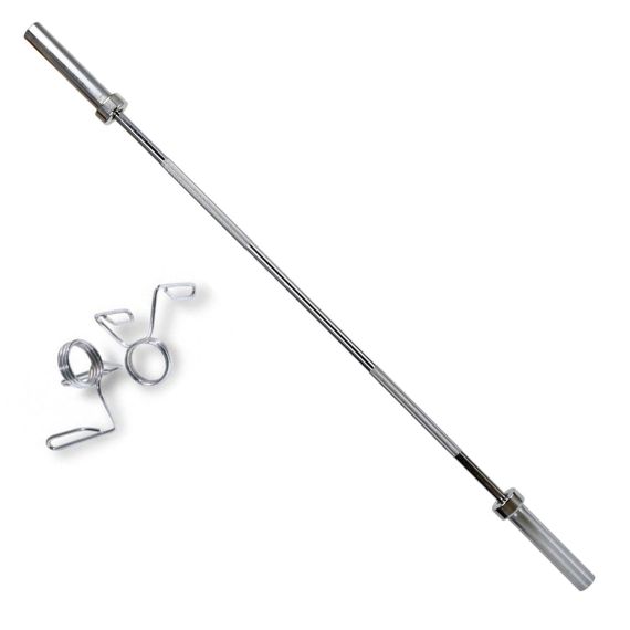 86” ПРЯМОЙ ГРИФ 2200 ММ / ДИАМЕТР 50 ММ/ СО СТАЛЬНЫМИ ВТУЛКАМИ, ХВАТ 29 ММ, ЗАМКИ В КОМПЛЕКТЕ