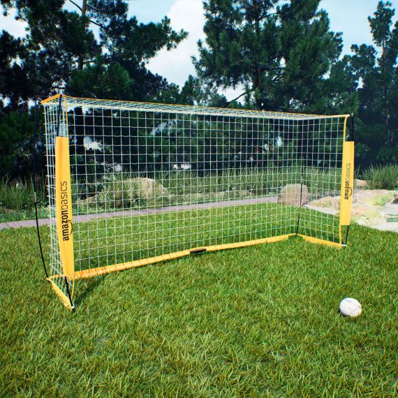 ВОРОТА ФУТБОЛЬНЫЕ AMAZON BASICS (360 Х 180 СМ), СКЛАДНЫЕ