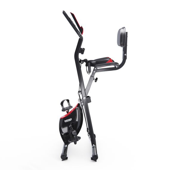 ВЕЛОТРЕНАЖЕР DFC X-BIKE MBB С ЭСПАНДЕРАМИ, ЧЕРНО-КРАСНЫЙ 