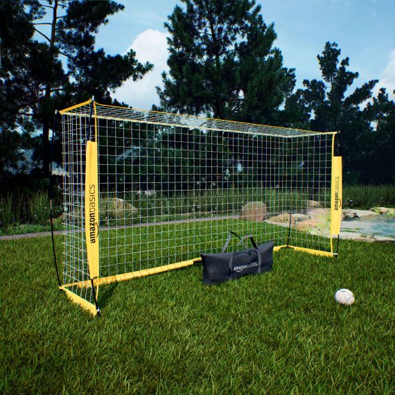 ВОРОТА ФУТБОЛЬНЫЕ AMAZON BASICS (360 Х 180 СМ), СКЛАДНЫЕ