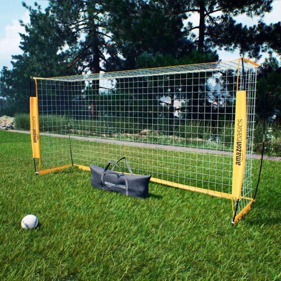 ВОРОТА ФУТБОЛЬНЫЕ AMAZON BASICS (360 Х 180 СМ), СКЛАДНЫЕ