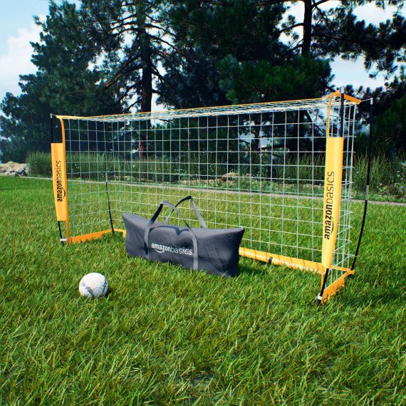 ВОРОТА ФУТБОЛЬНЫЕ AMAZON BASICS (240 Х 120 СМ), СКЛАДНЫЕ
