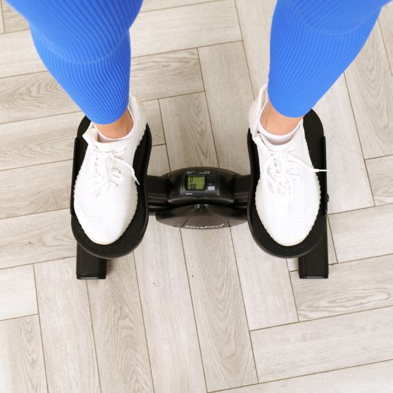 БАЛАНСИРОВОЧНЫЙ СТЕППЕР DFC XTIVEPRO С ЭСПАНДЕРАМИ, ЧЕРНЫЙ