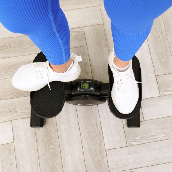 БАЛАНСИРОВОЧНЫЙ СТЕППЕР DFC XTIVEPRO С ЭСПАНДЕРАМИ, ЧЕРНЫЙ