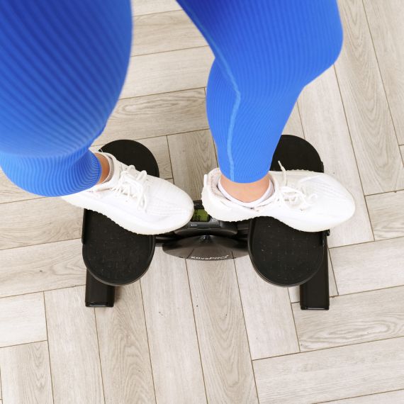 БАЛАНСИРОВОЧНЫЙ СТЕППЕР DFC XTIVEPRO С ЭСПАНДЕРАМИ, ЧЕРНЫЙ