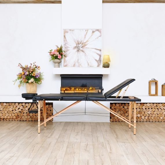 МАССАЖНЫЙ СТОЛ DFC NIRVANA RELAX PRO, ЧЁРНЫЙ