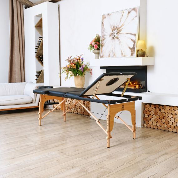 МАССАЖНЫЙ СТОЛ DFC NIRVANA RELAX PRO, ЧЁРНЫЙ