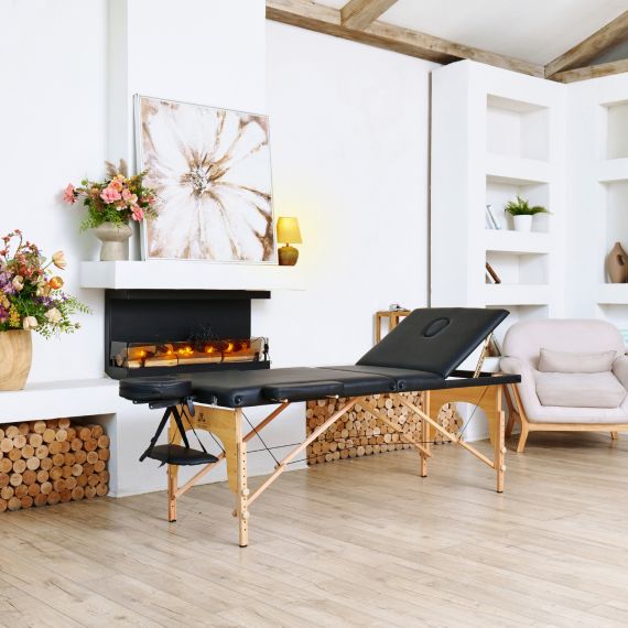 МАССАЖНЫЙ СТОЛ DFC NIRVANA RELAX PRO, ЧЁРНЫЙ