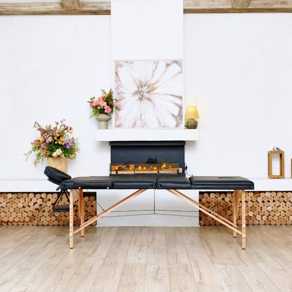 МАССАЖНЫЙ СТОЛ DFC NIRVANA RELAX PRO, ЧЁРНЫЙ