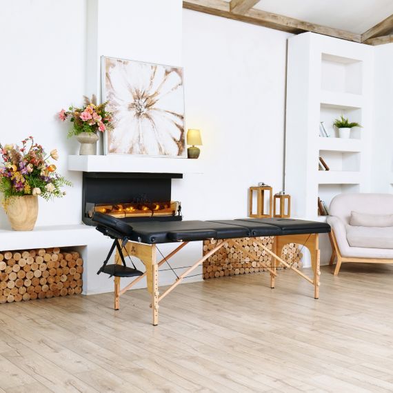 МАССАЖНЫЙ СТОЛ DFC NIRVANA RELAX PRO, ЧЁРНЫЙ