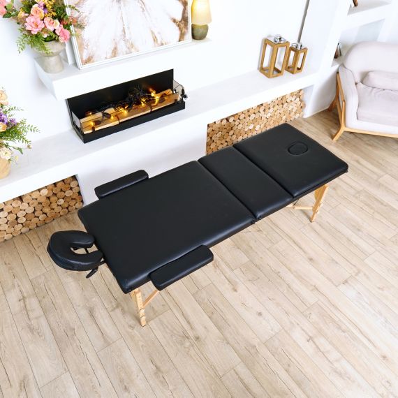 МАССАЖНЫЙ СТОЛ DFC NIRVANA RELAX PRO, ЧЁРНЫЙ