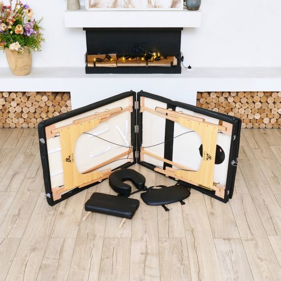 МАССАЖНЫЙ СТОЛ DFC NIRVANA RELAX PRO, ЧЁРНЫЙ