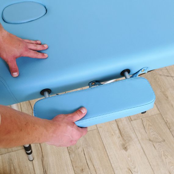 МАССАЖНЫЙ СТОЛ DFC NIRVANA ELEGANT, 186 X 70 СМ, ГОЛУБОЙ