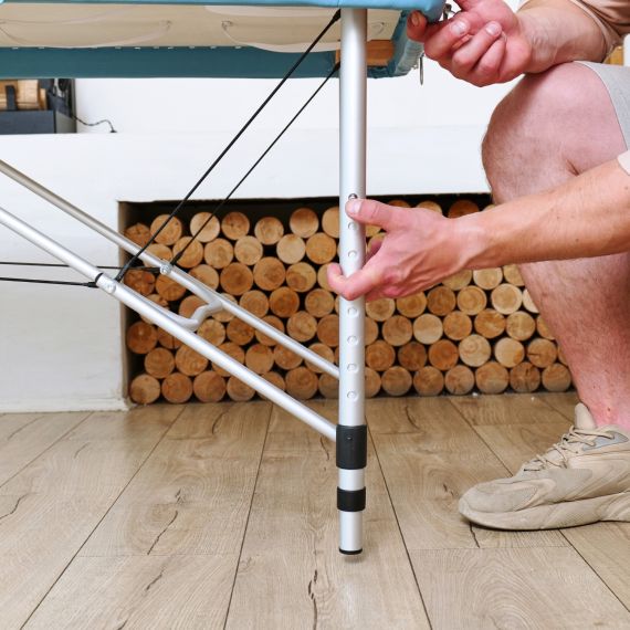 МАССАЖНЫЙ СТОЛ DFC NIRVANA ELEGANT, 186 X 70 СМ, ГОЛУБОЙ