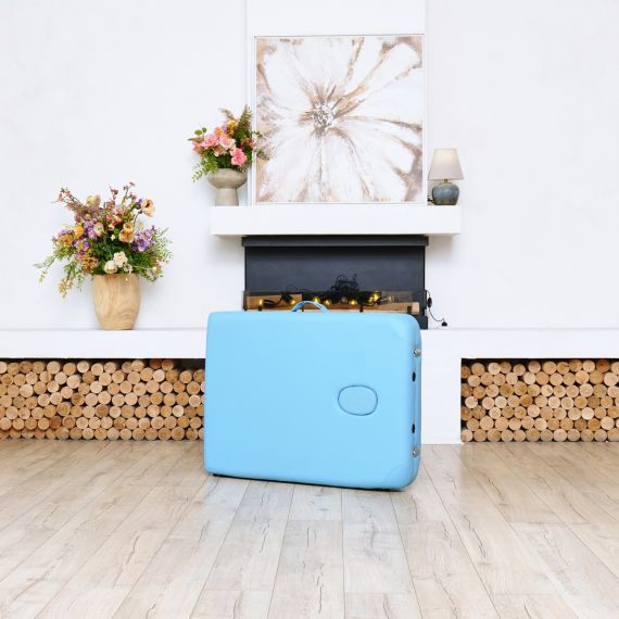 МАССАЖНЫЙ СТОЛ DFC NIRVANA ELEGANT, 186 X 70 СМ, ГОЛУБОЙ